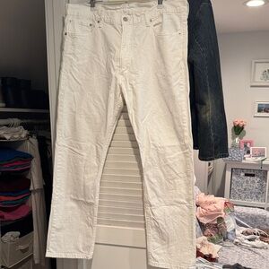 Levi's Men's Straight White Jeans